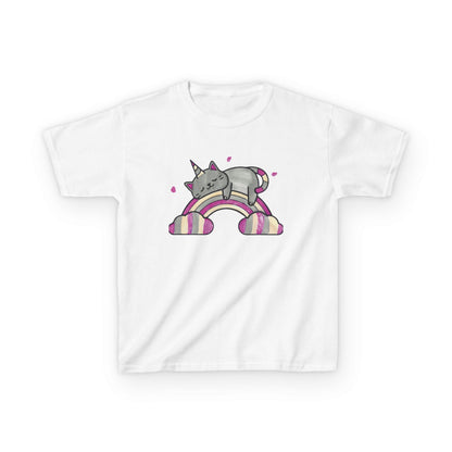 Unique Kids’ Art T-Shirt – Sleeping Cat