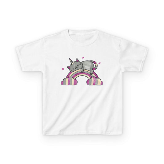 Unique Kids’ Art T-Shirt – Sleeping Cat